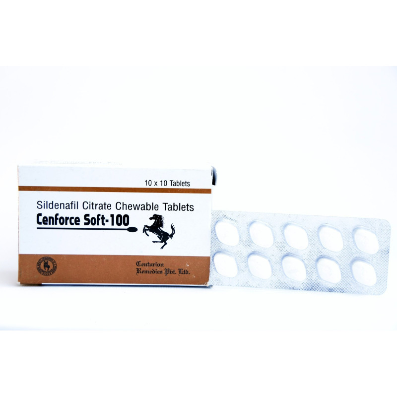 Возбуждающие таблетки CENFORCE SOFT 100 мг 10 таблеток Возбуждающие таблетки CENFORCE SOFT 100 мг 10 таблеток