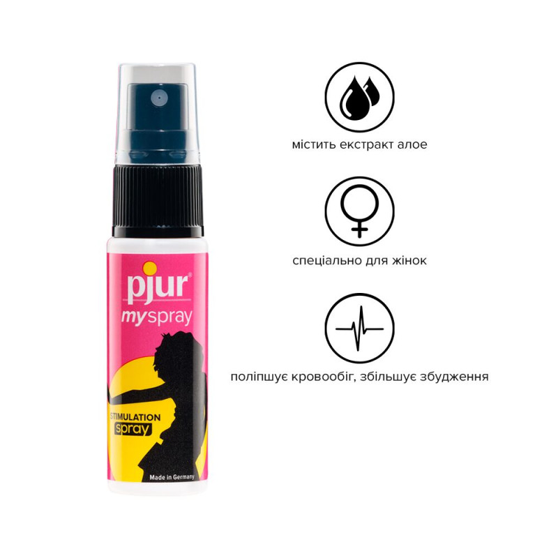 Возбуждающий спрей для женщин Pjur My Spray 20 мл Возбуждающий спрей для женщин Pjur My Spray 20 мл