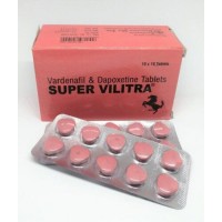 Пігулки Super Vilitra Левітра + Дапоксетин 10 пігулок