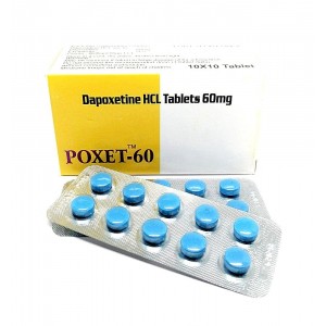 Таблетки для потенции Poxet 60 мг Дапоксетин 10 таблеток