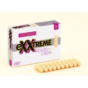 Капсулы для повышения либидо и желания для женщин Hot eXXtreme 10 шт в упаковке