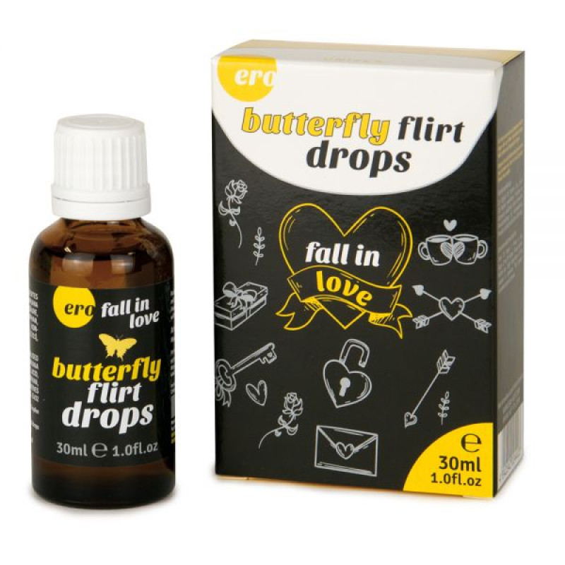 Краплі збудливі для двох Hot Ero Butterfly Flirt Drops 30 мл Краплі збудливі для двох Hot Ero Butterfly Flirt Drops 30 мл