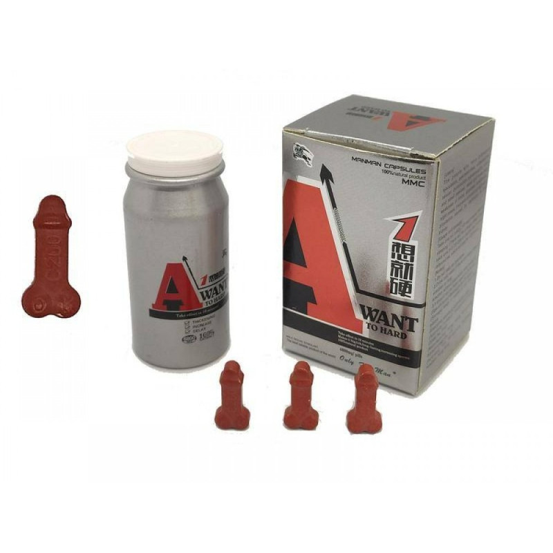 Препарат для потенции A Want To Hard Хочу сильно 10 таблеток Препарат для потенции A Want To Hard Хочу сильно 10 таблеток