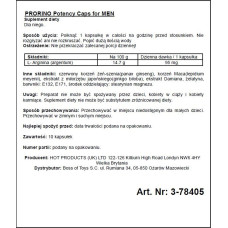 Капсулы для потенции HOT PRORINO Premium Caps for man (цена за пачку, 10 штук)