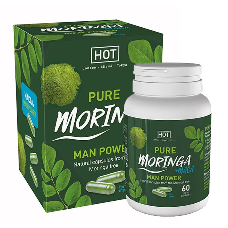 Капсули для підвищення потенції HOT BIO Moringa Man Caps (ціна за упаковку, 60 пігулок) Капсули для підвищення потенції HOT BIO Moringa Man Caps (ціна за упаковку, 60 пігулок)