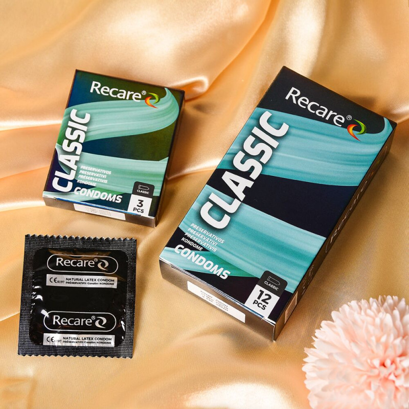 Holographic Recare Classic Condoms 3 шт, класичні