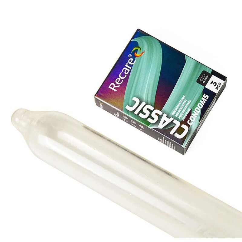 Holographic Recare Classic Condoms 3 шт, класичні