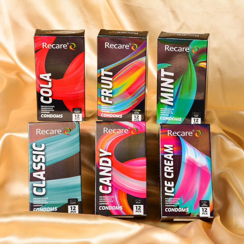 Holographic Recare Classic Condoms 12 шт, класичні