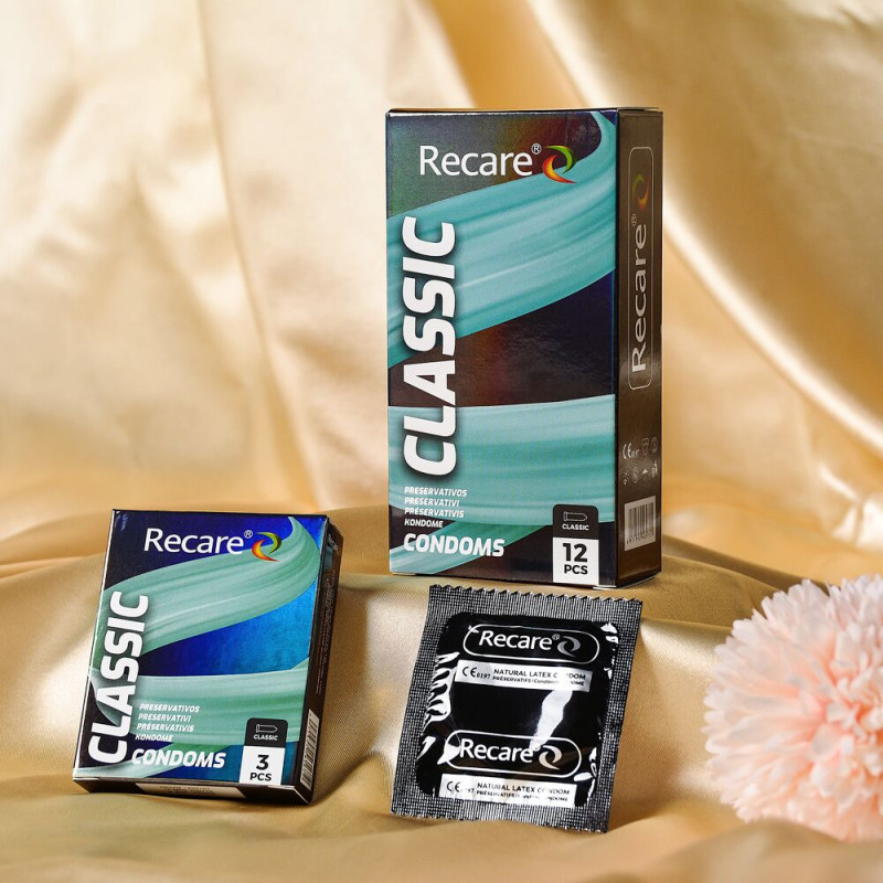 Holographic Recare Classic Condoms 12 шт, класичні