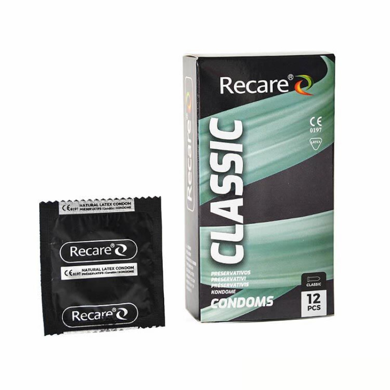 Holographic Recare Classic Condoms 12 шт, класичні