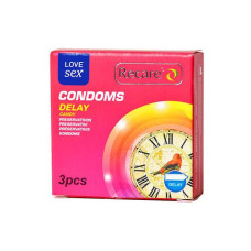 Recare Delay Candy Condoms 3 шт, пролонгувальний ефект, цукерковий аромат