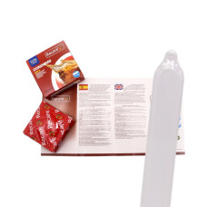 Recare Cola Dotted&Ribbed Condoms 3 шт, з пухирцями та ребрами, аромат: Кола