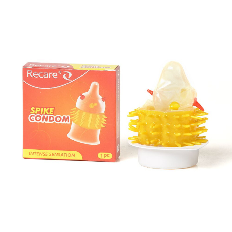 Recare Spike Condom Orange (з вусиками та шипами)
