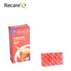 Recare Cola Dotted&Ribbed Condoms 12 шт, з пухирцями та ребрами, аромат: Кола