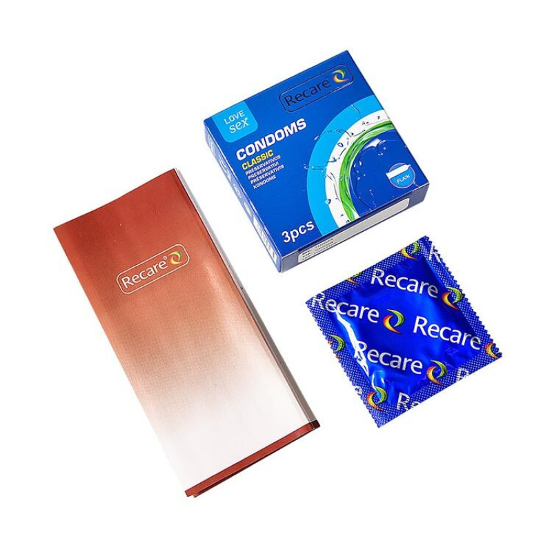Recare Classic Condoms 3 шт, класичні