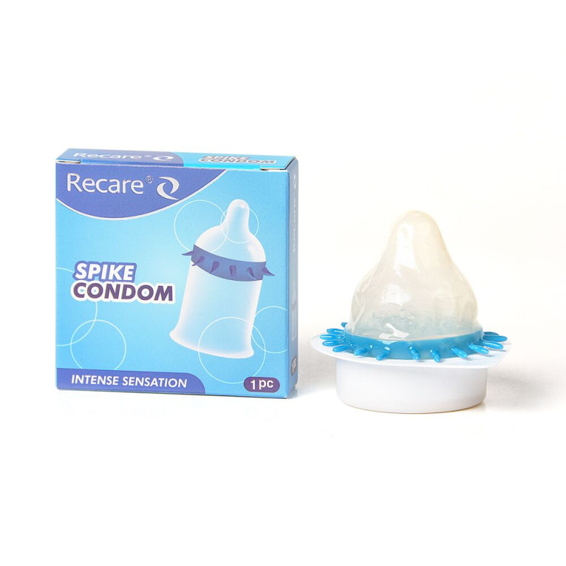 Recare Spike Condom Blue (з шипами)