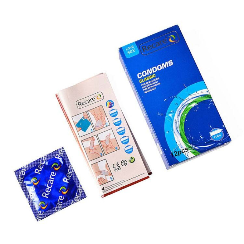 Recare Classic Condoms 12 шт, класичні