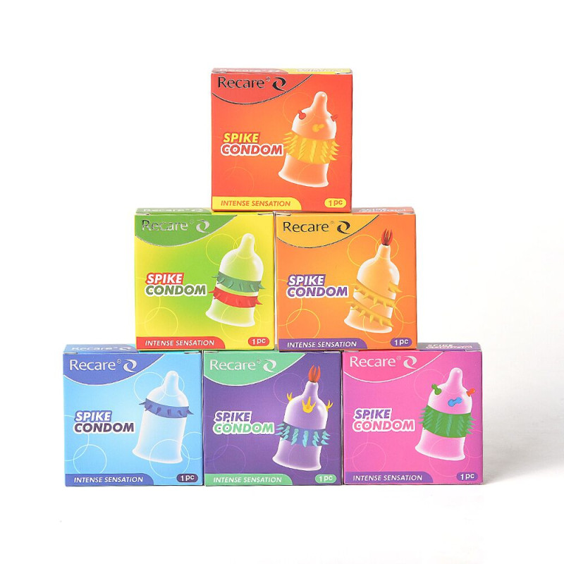 Recare Spike Condom Blue (з шипами)