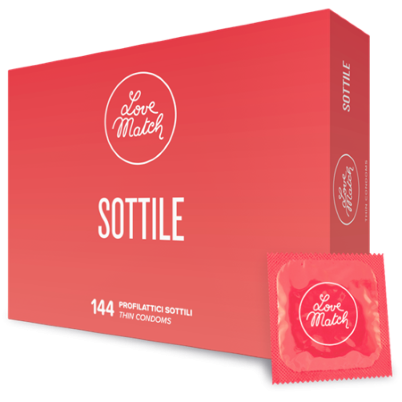 Love Match Sottile (Thin), 54 мм, 144 шт