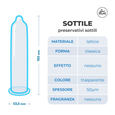Love Match Sottile (Thin), 54 мм, 144 шт