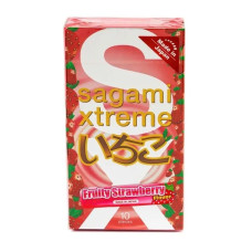 Sagami Xtreme Strawberry 0,04 мм, 10 шт
