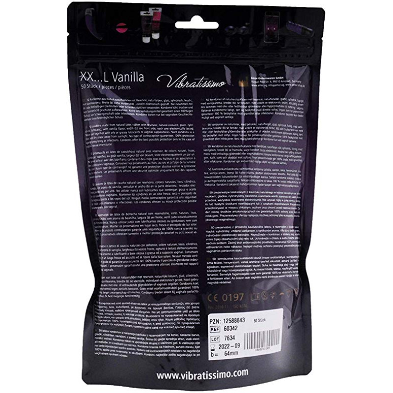 Vibratissimo XX... L Fruit Color, 64 мм, 50 шт Vibratissimo XX... L Fruit Color, 64 мм, 50 шт