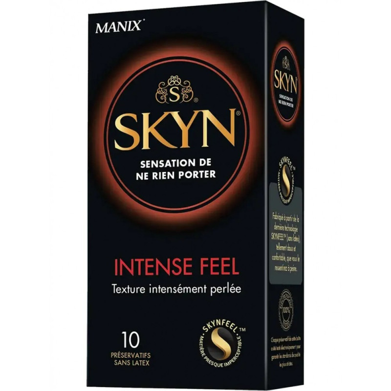 Безлатексная с рельефом SKYN Intense Feel 10 шт Безлатексная с рельефом SKYN Intense Feel 10 шт