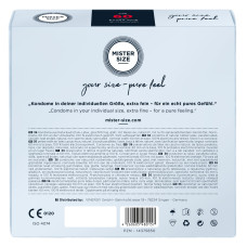 Mister Size – pure feel – 60 (36 condoms), толщина 0,05 мм