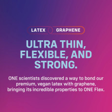 ONE Flex Graphene, 10 шт, супертонкие, очень прочные, подарочная упаковка-тубус
