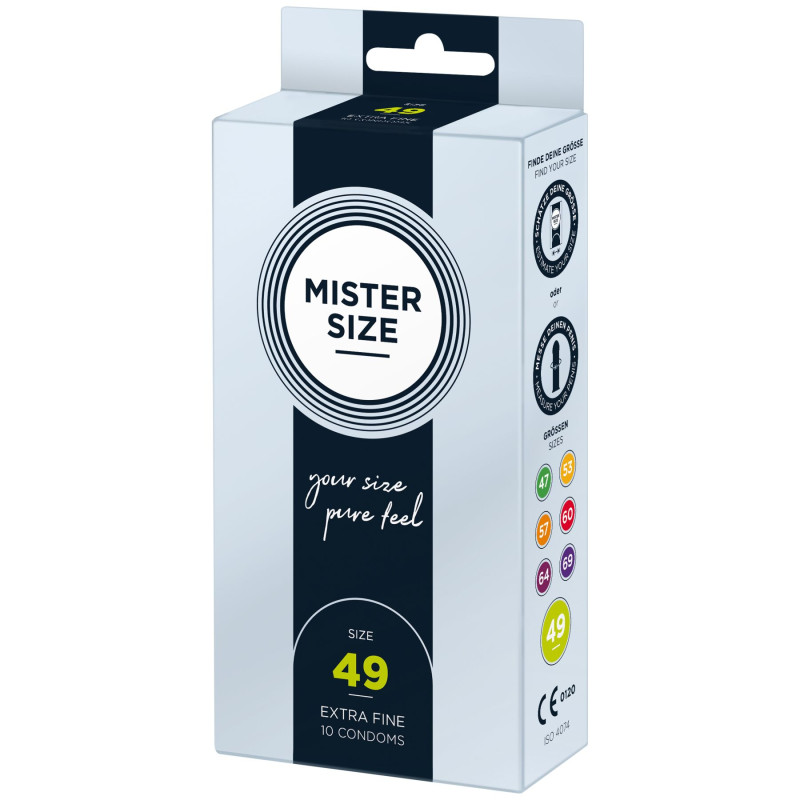 Mister Size – pure feel – 49 (10 condoms), толщина 0,05 мм Mister Size – pure feel – 49 (10 condoms), толщина 0,05 мм
