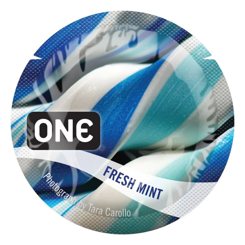 Ароматизированный ONE FlavorWaves Fresh Mint, 1 шт, ярко-синий, запах мяты
