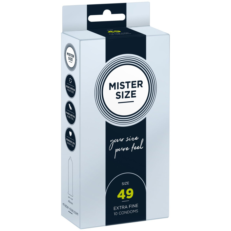 Mister Size – pure feel – 49 (10 condoms), толщина 0,05 мм Mister Size – pure feel – 49 (10 condoms), толщина 0,05 мм