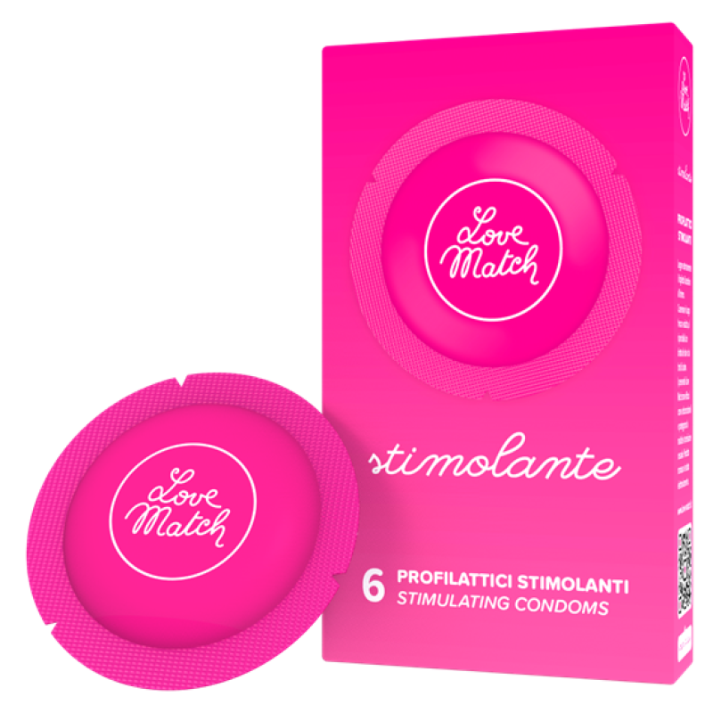 Love Match Stimolante (Ribs & Dots), 54 мм, 6 шт Love Match Stimolante (Ribs & Dots), 54 мм, 6 шт