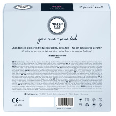 Mister Size – pure feel – 64 (36 condoms), толщина 0,05 мм
