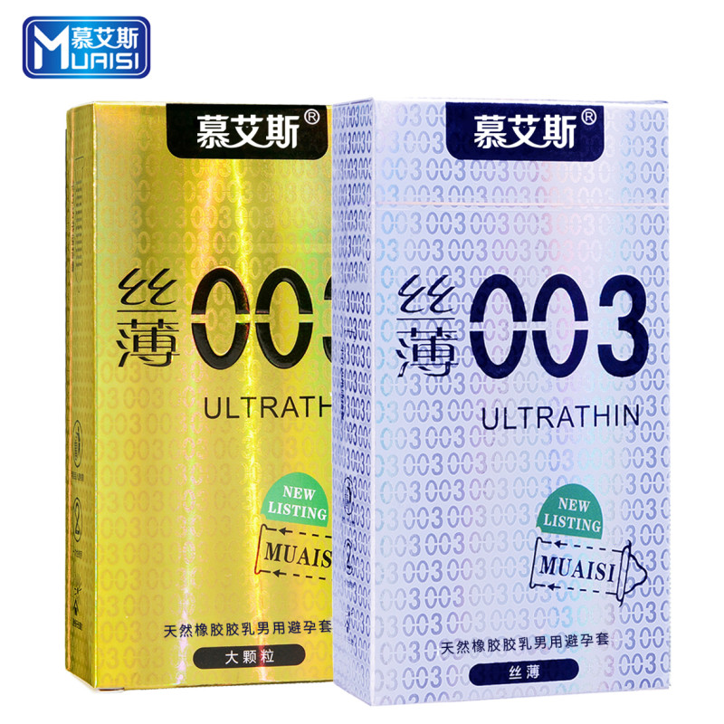 Muaisi Silver с ребристой текстурой 0,03 мм, 12 шт Muaisi Silver с ребристой текстурой 0,03 мм, 12 шт