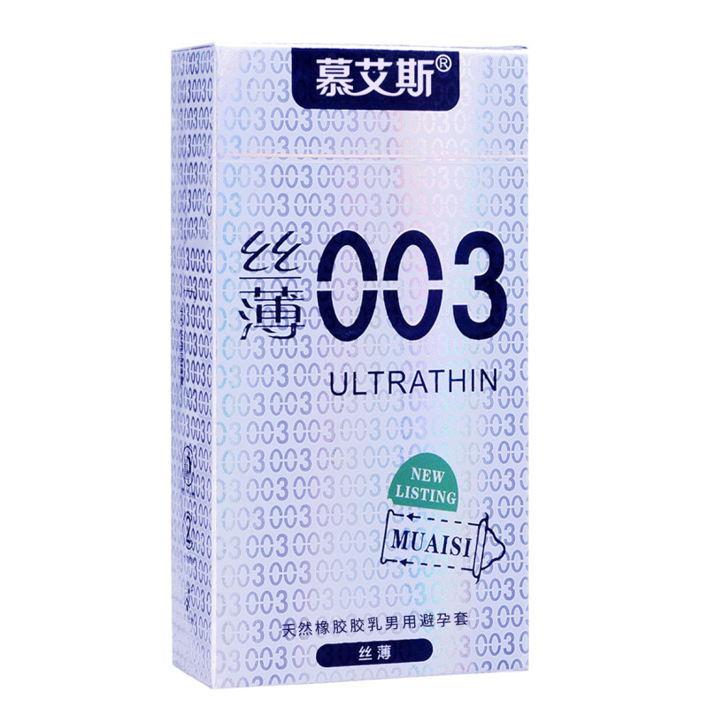 Muaisi Silver с ребристой текстурой 0,03 мм, 12 шт Muaisi Silver с ребристой текстурой 0,03 мм, 12 шт