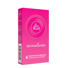 Love Match Stimolante (Ribs & Dots), 54 мм, 6 шт