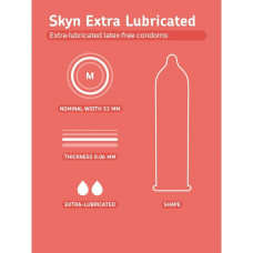 Безлатексные SKYN Extra Lubricated с дополнительной смазкой 10 шт