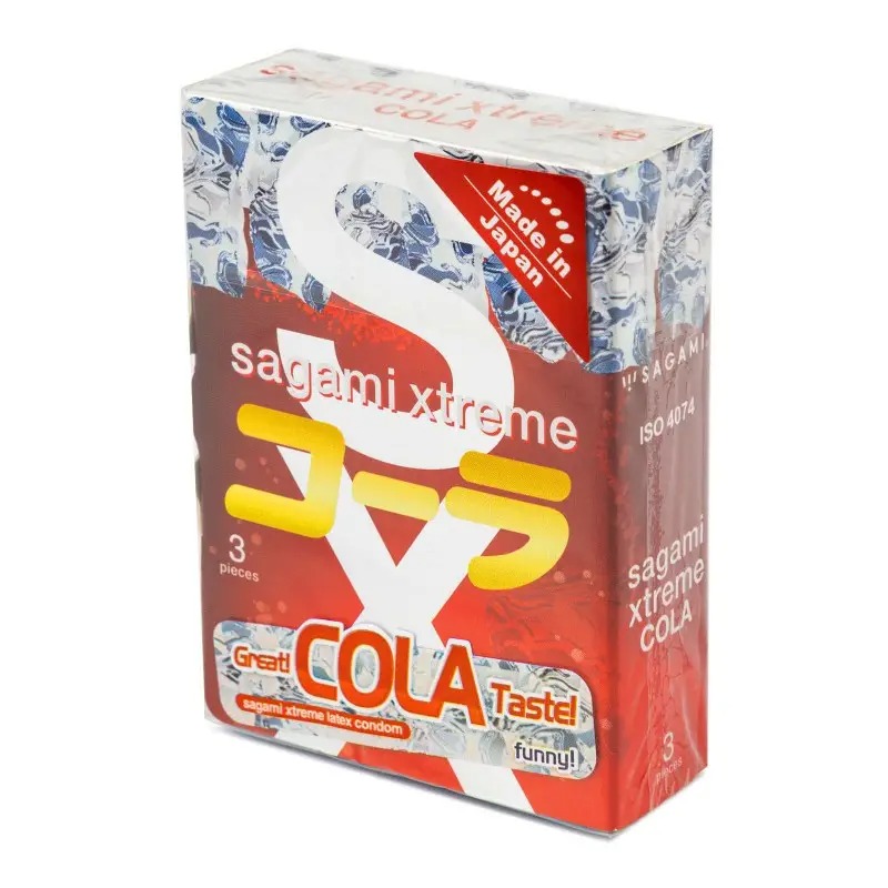 Sagami Xtreme Cola flavor 3 шт Sagami Xtreme Cola flavor 3 шт