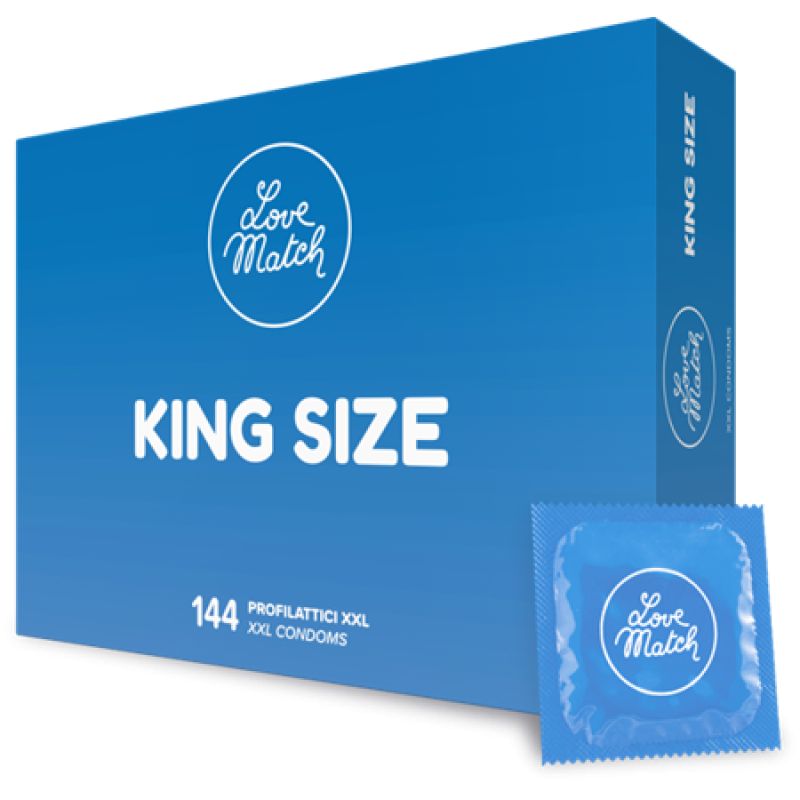 Love Match King Size, 60 мм, 144 шт Love Match King Size, 60 мм, 144 шт