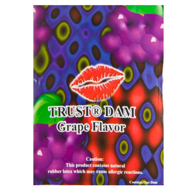 Латексная салфетка Latex Dental Dams Grape 1 шт Латексная салфетка Latex Dental Dams Grape 1 шт