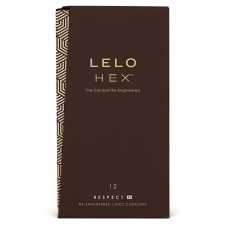 LELO HEX Respect XL 12 Pack, тонкі та суперміцні, збільшений розмір