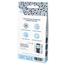 Набор Mister Size test-set 53-57-60, 3 размера + линейка, толщина 0,05 мм