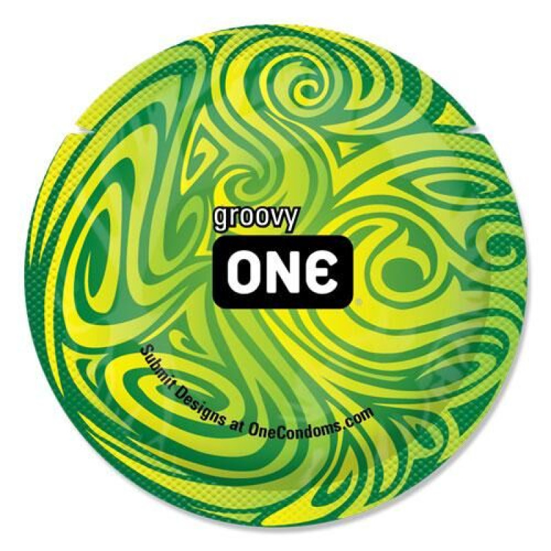 ONE Glowing Pleasures, 100 шт, світяться в темряві, зі змазкою, паковання-тубус