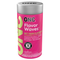 Ароматизированные ONE FlavorWaves, 12 шт, 6 ароматов, 6 цветов, подарочная упаковка-тубус