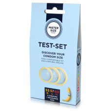 Набор Mister Size test-set 53-57-60, 3 размера + линейка, толщина 0,05 мм