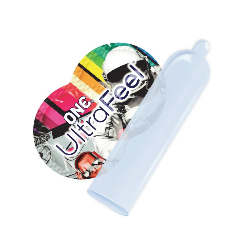 ONE Ultra Feel 10 шт, подарункова упаковка тюб ONE Ultra Feel 10 шт, подарункова упаковка тюб