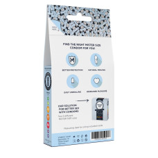 Набор Mister Size test-set 53-57-60, 3 размера + линейка, толщина 0,05 мм