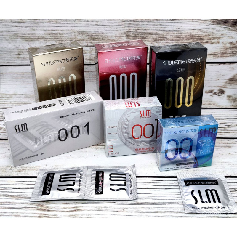 Ультратонкие Shulemei 001 больше смазки 10 шт