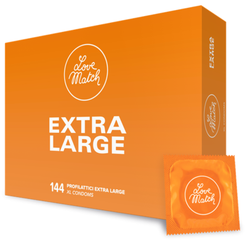 Love Match Extra Large, 57 мм, 144 шт Love Match Extra Large, 57 мм, 144 шт